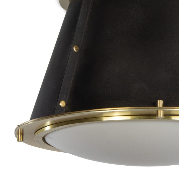 French Maid Flush Mount Fixture