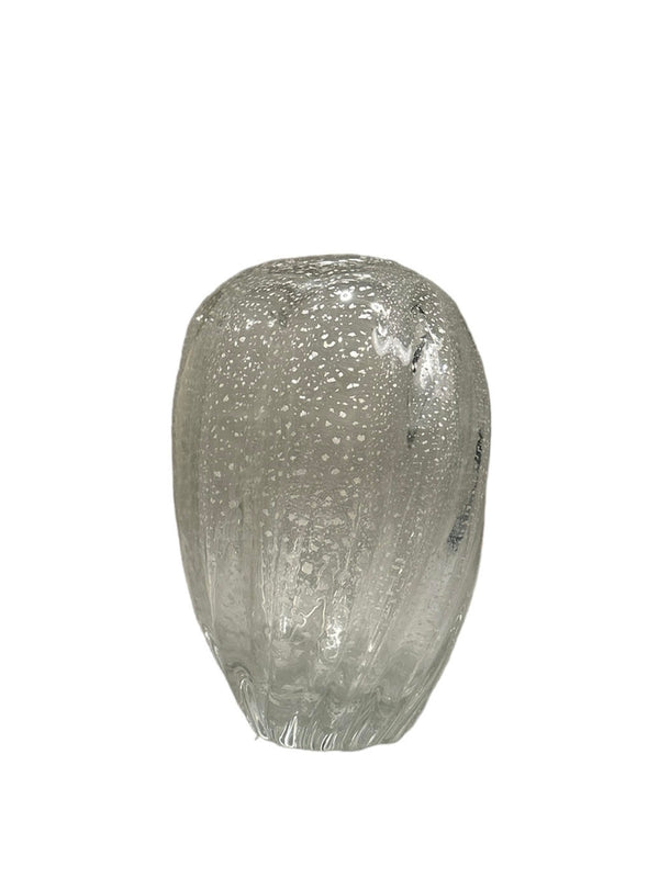 Glass Wave Vase, Vintage