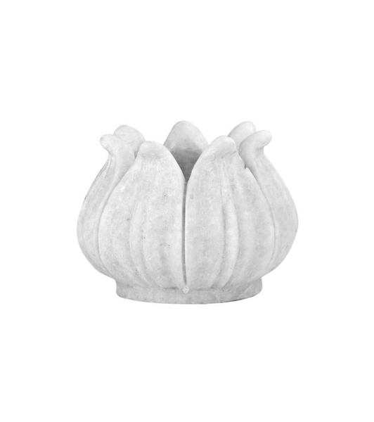 Marble Lotus Flower Planter