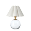 Georgio Crystal Mini Lamp with White Shade