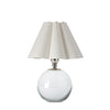 Georgio Crystal Mini Lamp with White Shade