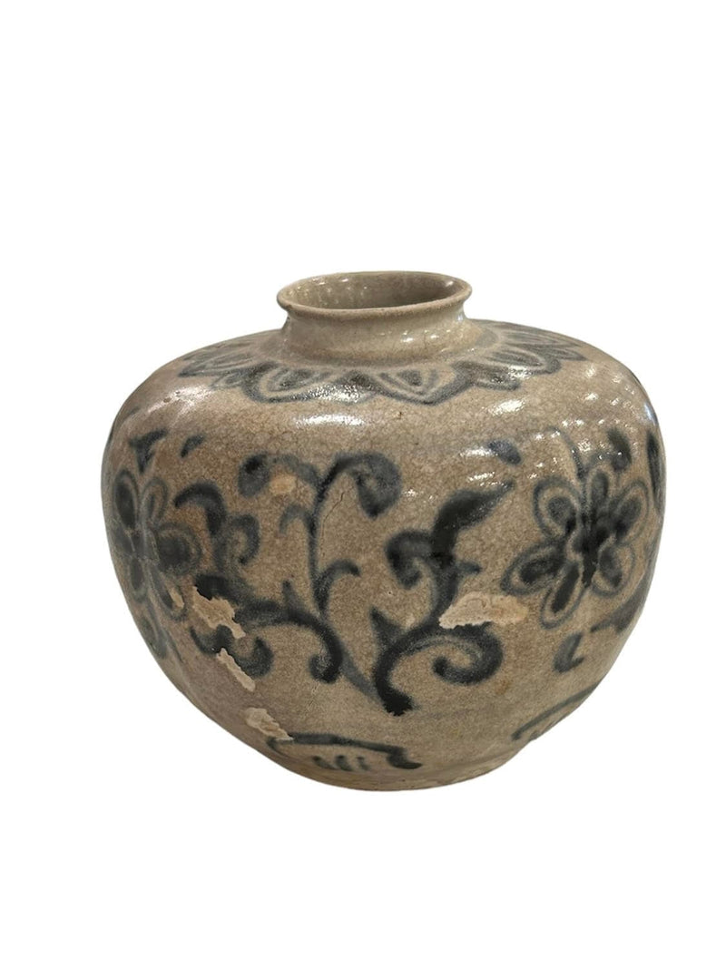 19th Century Chinese or Vietnamese Stoneware Jarlets - Anecdote