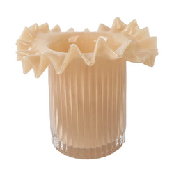 Chamgpagne Rumple Glass Vase