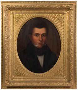 Portrait of a Distinguished Gentleman, Oil on Board, 19th c.