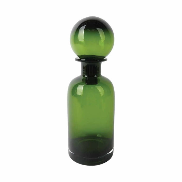 Green Glass Decanter