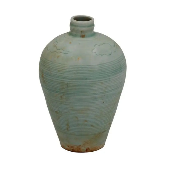 Celadon Plum Vase