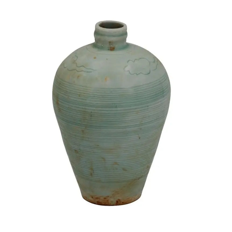 Celadon Plum Vase