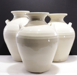 Simon Pearce Glazed Ceramic Vases