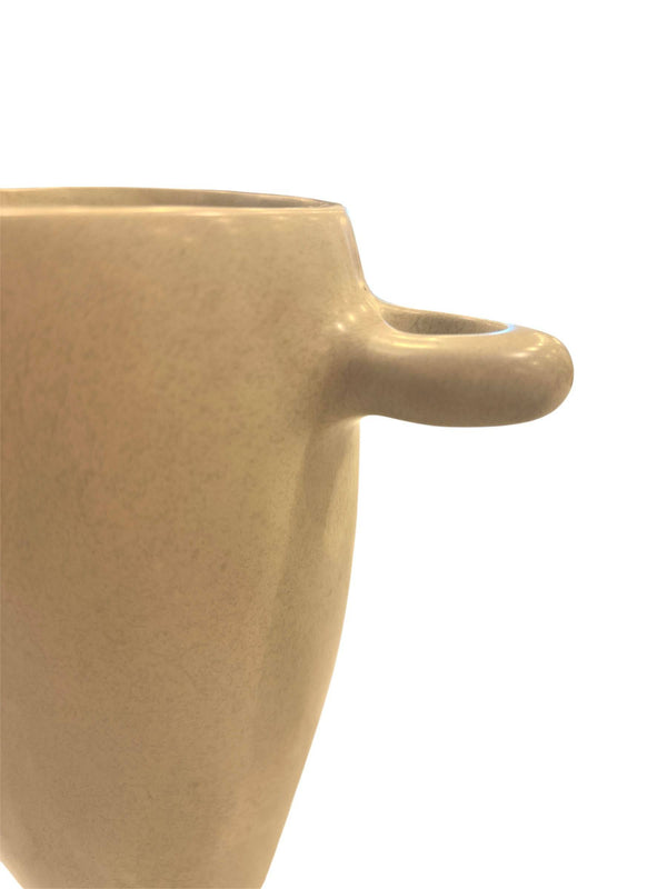 African Stone Vase with Handles, Vintage - Anecdote