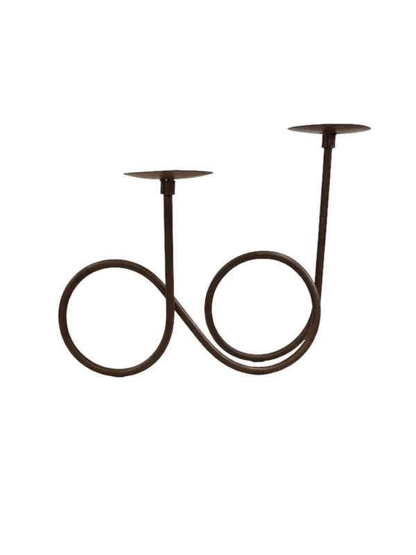 Bent Iron Candle Holders, Vintage - Anecdote