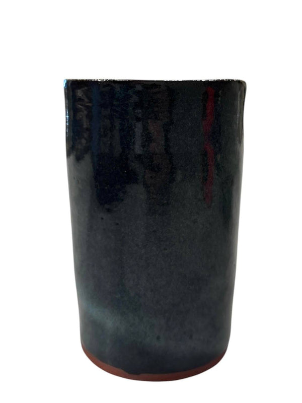 Blue Short Cylinder Vase - Anecdote