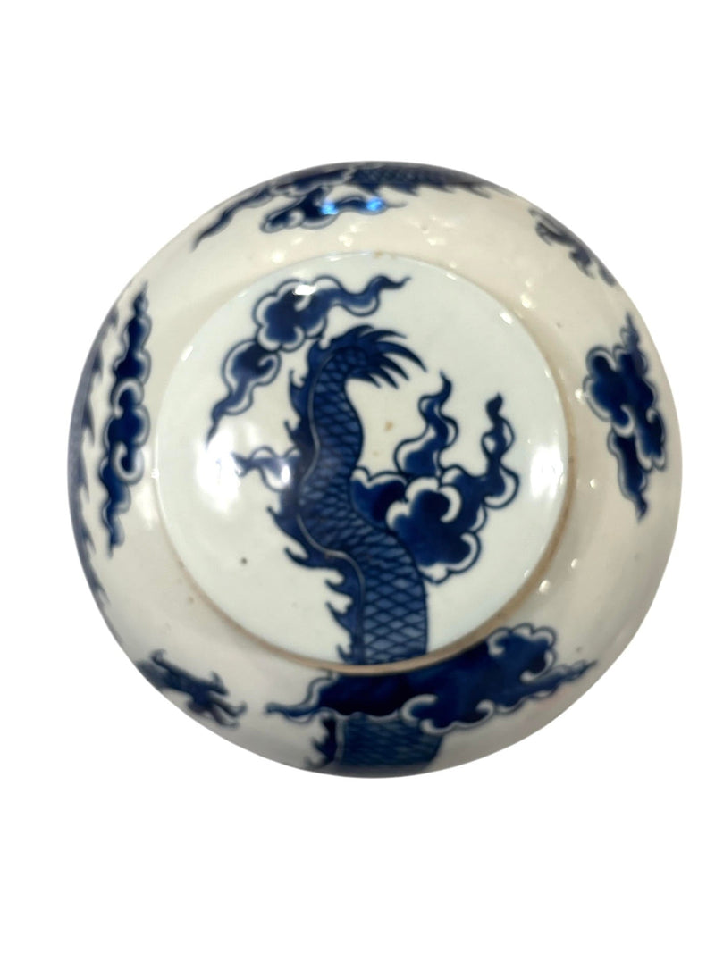 Blue & White Storage Dragon Jar - Anecdote