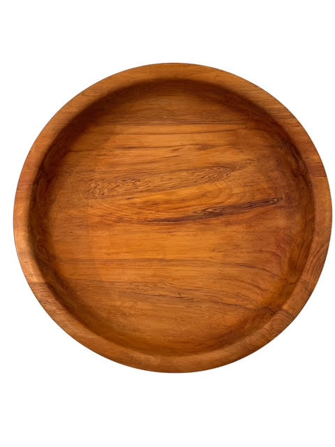 Hand Carved Rimu Sapwood Bowl, Vintage - Anecdote