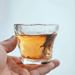 Wabi Sabi Glass Tea Cup
