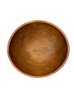 Large Wooden Bowl, Vintage - Anecdote