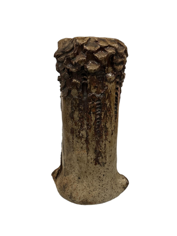 Tree Trunk Shaped Pottery Vase - Anecdote