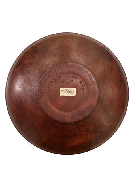 Turned Wood Bowl, Vintage - Anecdote