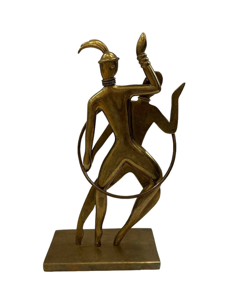 Two Dancing Figures, Brass - Anecdote