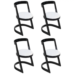 Art Deco Side Chairs, Set of 4
