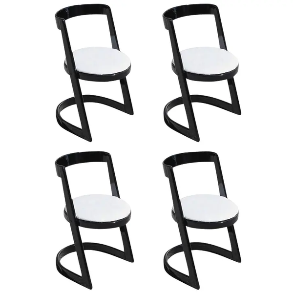 Art Deco Side Chairs, Set of 4