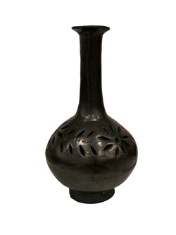 Mexican Black Pottery Vase