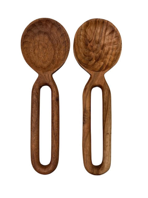 Wooden Salad Servers