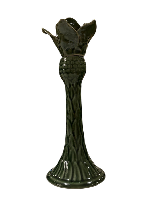 Palm Tree Ceramic Candle Holder