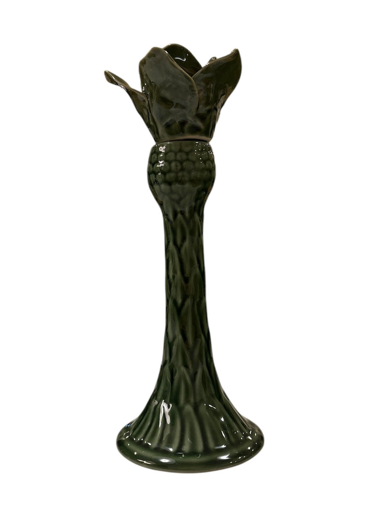 Palm Tree Ceramic Candle Holder