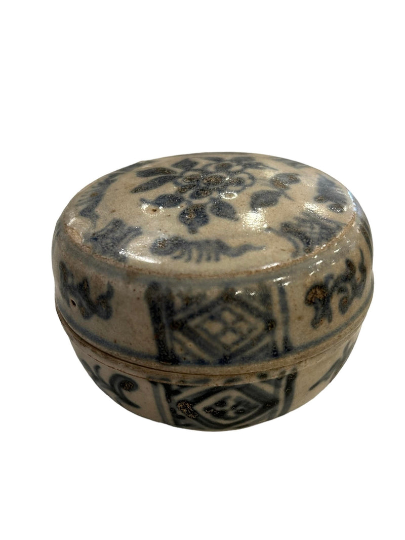 19th Century Chinese/Vietnamese Stoneware Covered Boxes