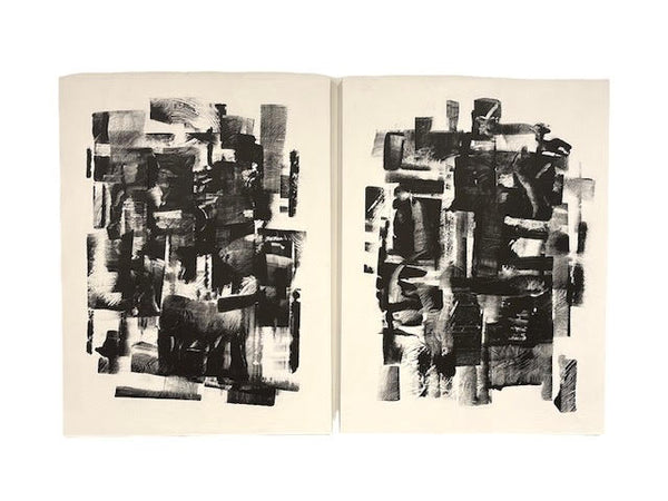 "In Search of Meaning" Diptych by Thomas Masters