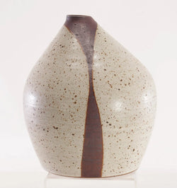 Art Pottery Asymmetrical Round Vessel