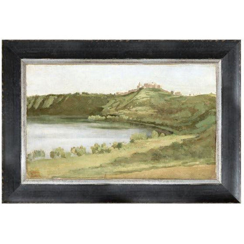 Lake Albano and Castle Gandolfo Framed Print