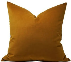 Classic Caramel Velvet Pillow