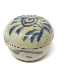 Late Ming Dynasty Covered Jarlet Porcelain Pottery  #1E