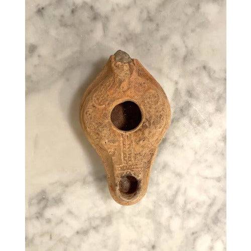 Antique Hand-Made Clay Oil Lamps - Anecdote