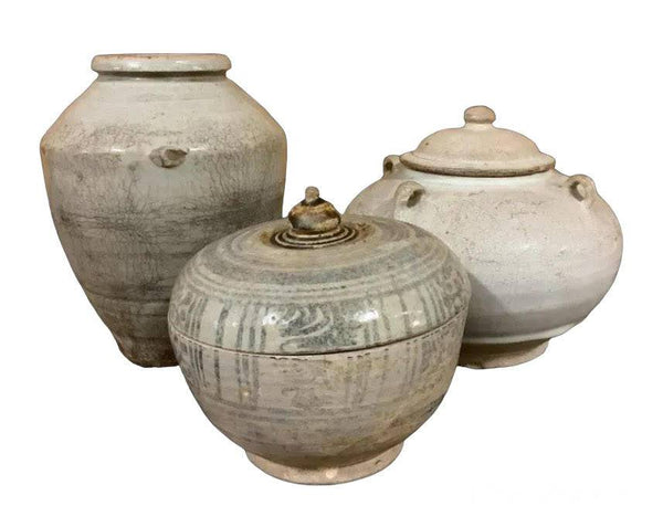 Antique Thai Sawankhalok - Khmer Vessels - Anecdote