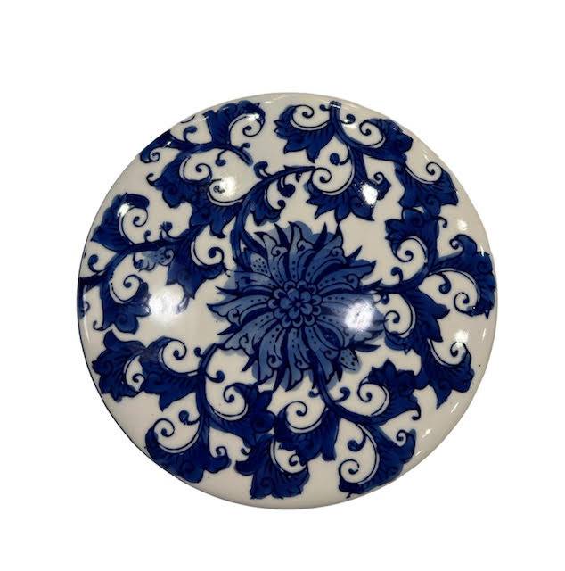 Blue & White Chinoiserie Round Boxes - Anecdote