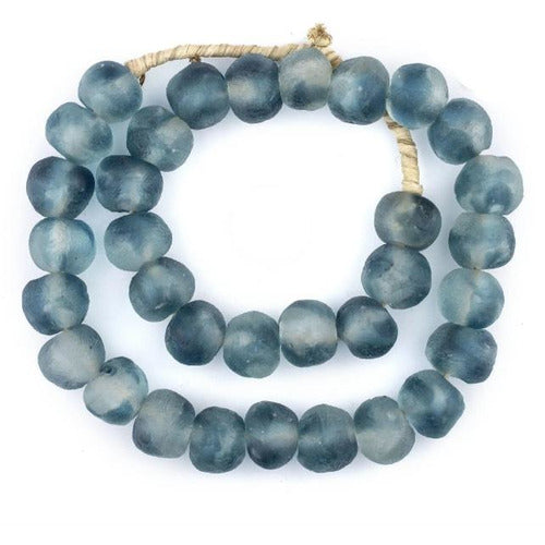 Jumbo Swirl Recycled Glass Beads