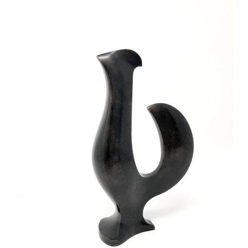 Bronze Mid Century Sculpture "Coq" - Anecdote