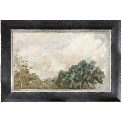 Cloud Study with Trees Framed Print - Anecdote