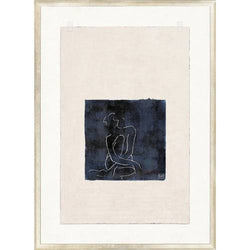 Large Indigo Line Series III - Anecdote