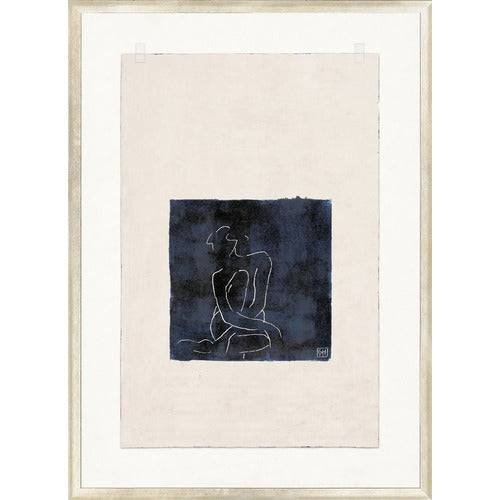 Large Indigo Line Series III - Anecdote