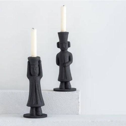 Mayan Statue Candle Holders - Anecdote