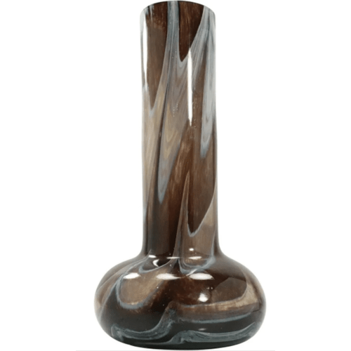 Mid-Century Modern Art Glass Marbleized Vase - Anecdote