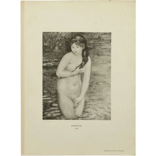 Renoir Vintage Lithograph Pencil Numbered 185/200 - Anecdote