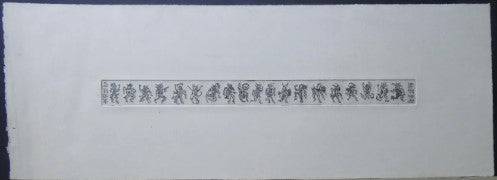 Robert Klunk Etchings Dancing Figures & Masks - Anecdote