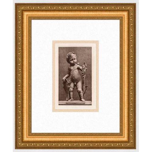 Simone Ferrucci. Italian Terracotta, Boy with a Shield - Anecdote