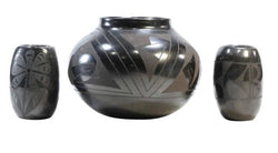 Southwest Black Pottery, Signed - Anecdote