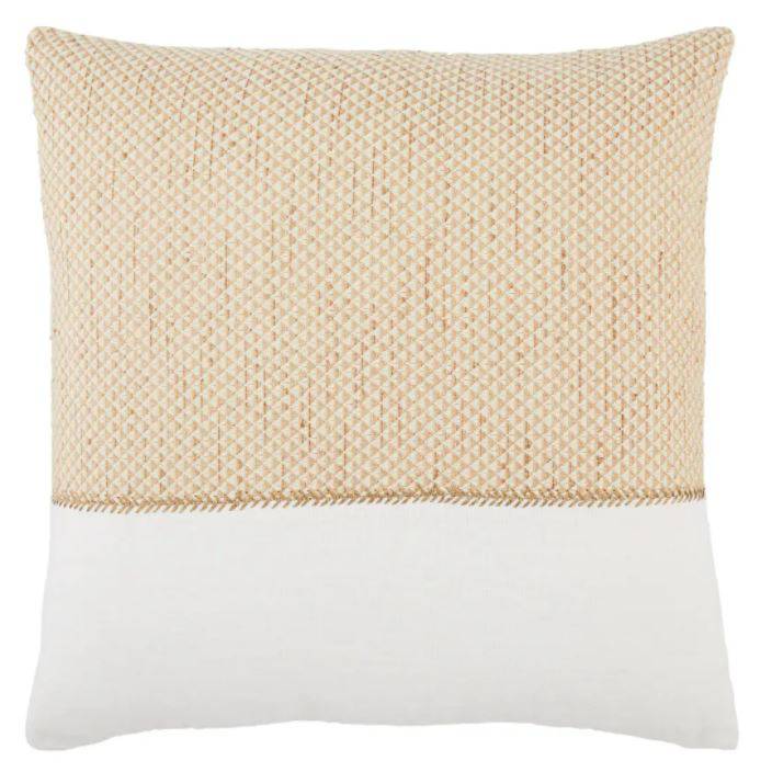 Tiaga Golden White Pillow - Anecdote