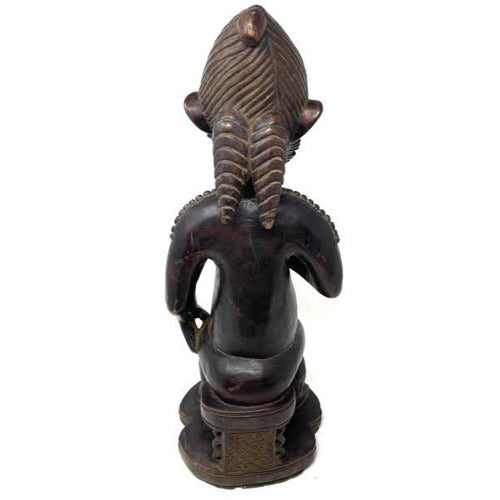 Carved African Statue of Tribal Man